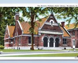 Norman Williams Public Library Woodstock Vermont VT UNP Unused WB Postca... - £3.07 GBP