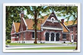 Norman Williams Public Library Woodstock Vermont VT UNP Unused WB Postcard D16 - £3.06 GBP