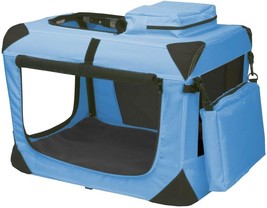 3 Door Portable Soft Crate, Folds Compact For Travel In Seconds No Tools Require - $73.99