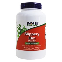 NOW Foods Slippery Elm Powder, Vegetarian, 4 Ounces - $12.55