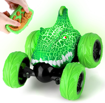 Remote Control Car for Toddlers, Dinosaur Toys RC Stunt Car 360 Degree Rolling T - £18.96 GBP