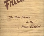 Frederici&#39;s Restaurant Menu North Dixie West Palm Beach Florida 1950&#39;s - $67.32