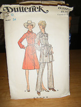Butterick 6292 Misses Dress or Tunic &amp; Pants Pattern - Size 12 Bust 34 - $12.96