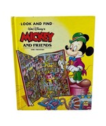 1993 Walt Disney&#39;s Look and Find Mickey and Friends Time Twisters Book V... - $9.50