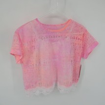 Design History Girls Pink Fuchsia Cropped Top Large NWT - $12.87