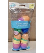 Easter Egg 1 1/2&quot; x 2&quot; Snap Together Multicolor Bold Bright Dark 12ea Tr... - £1.99 GBP