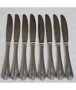 Lenox Butlers Gourmet 18/8 Dinner Knives Set of 8 Outlined Plume Tip 9.5... - $71.57 CAD