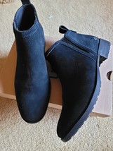 NIB UGG McClaire Women&#39;s SZ 9 Black Suede Ankle Boots - £53.72 GBP