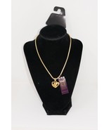 Anne Klein Gold Tone 16.5&quot; Necklace with Heart Pendant - €41,98 EUR