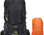 Men&#39;S Showylive 60L Waterproof Hiking And Camping Backpack - Sturdy, - $50.99