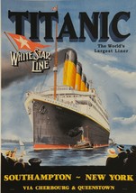 TITANIC 8X1O PHOTO WHITE STAR LINE PICTURE - $5.93