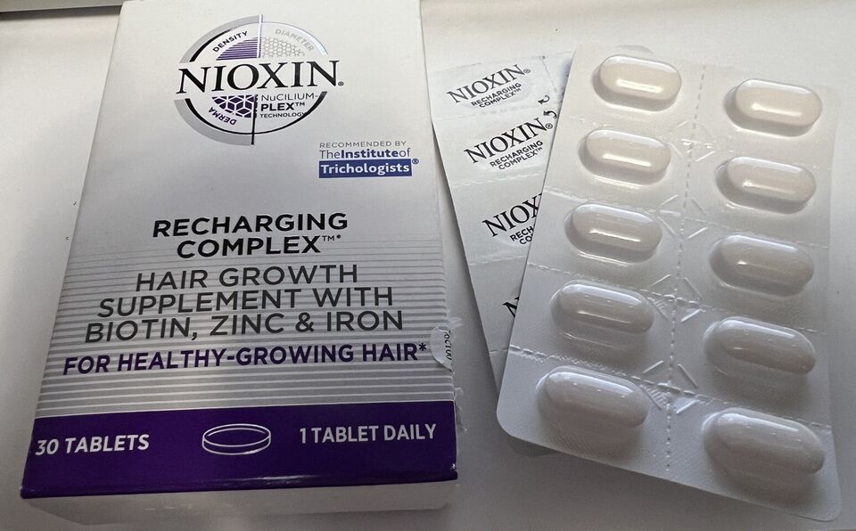 NIOXIN Recharging Complex Hair Growth Supplements (10 tablets)