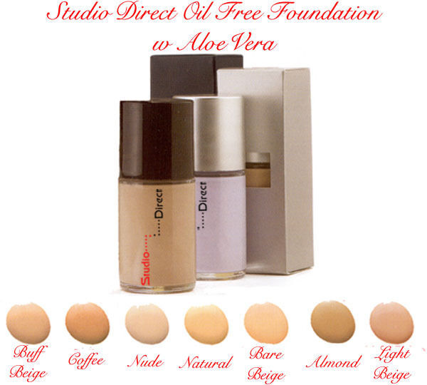 ALOE VERA OIL FREE LIQUID MAKEUP FOUNDATION ANTI AGING MOISTURIZING HYDR... - $16.95