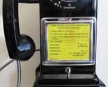 Automatic Electric Pay Telephone 3 Coin Slot 1950&#39;s Rotary Dial Operatio... - $985.05