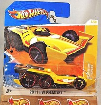 2011 Hot Wheels #1 HW Premiere 1/50 DANICAR Yellow Variant w/Black OH5 ShortCard - £6.29 GBP