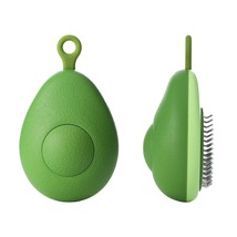 Cat Brush Hair Remover Cleaning Avocado Shaped Dog Grooming Tool Pet Combs Brush - £15.60 GBP