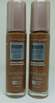 Lot of 2 Maybelline Dream Radiant Liquid Hydrating Foundation #130 &amp; #12... - £12.41 GBP