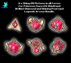 ✨ 6IV Shiny Alpha Rotom in all forms Pack ✨ Pokemon Legends Arceus + BDSP + SWSH - $6.50