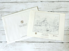 Thomas Kinkade Hometown Chapel Collector Sketch Print Plate Signed Litho... - $9.85 Thomas Kinkade Hometown Chapel Collector Sketch Print Plate Signed Litho... - $9.85