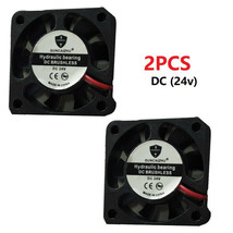 2Pcs 24V 40mm Cooling Computer Fan 4010 40x40x10mm DC 3D Printer 2-Pin - £13.28 GBP