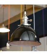Black Industrial 7&quot; Dome Parlor Style Kitchen Pendant Lighting -Industri... - €115,14 EUR