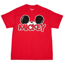 Disney Mickey Mouse Signature Ears Family T-Shirt Red - £23.59 GBP+