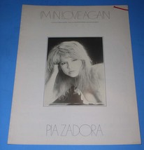 Pia Zadora Sheet Music I&#39;m In Love Again Vintage 1982 Can&#39;t Stop Music - £19.77 GBP