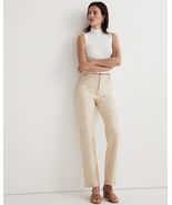 Madewell The Emmett Wide-Leg Pant: Garment Dyed Edition Sand Size 25 - €42,67 EUR
