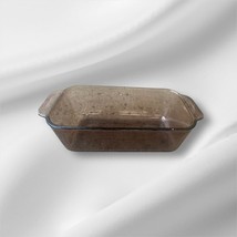 Vintage  Pyrex Amber Brown Loaf Pan 213-R Baking Dish 1.5 Qt Bread Meat ... - $2.88