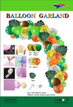 120 Pcs 16Ft Balloons Garland Safari Decoration Kids Adults Happy Birthd... - £20.95 GBP