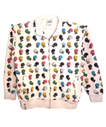 Skull Sweater Jacket, Lot 29 White Multi-Color Skulls Men&#39;s XLarge EUC OBO - $90.00