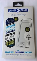 Gadget Guard Black Ice Plus Sapphire Glass Screen Protector, Apple I Phone X/Xs - £16.41 GBP