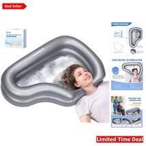 Ergonomic PVC Hair Washing Bowl for Seniors &amp; Kids - Quick Inflation &amp; D... - $56.38
