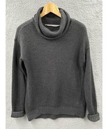 Athleta Sweater Women’s Small Charcoal Gray Long Sleeve Turtleneck Knit - $354.97 MXN