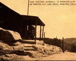 Western Entrance Phantom Cliff Canon Manitou Colorado CO UNP 1910s DB Po... - $5.01