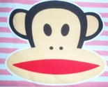 New PAUL FRANK Pink MONKEY Racerback Tank Top Medium Striped FREE Shipping! - £12.52 GBP