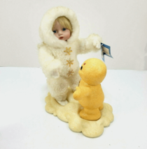 Ashton Drake Snow Babies Doll Figurine Beneath The Mistletoe First Issue 1995   - £19.65 GBP