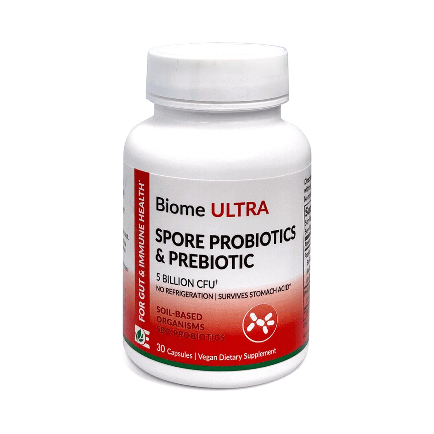 Dynamic Enzymes Biome Ultra Spore Probiotics &amp; Prebiotic, 30 Capsules - $22.85