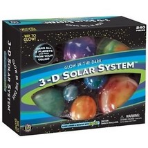 Glowing 3D Solar System Hang From Ceiling Bedroom Decor Science Project - £28.44 GBP