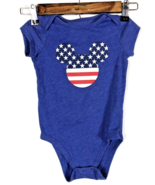 Disney Baby One Piece Size 24M 24 Months Baby Boy Girl Blue American Fla... - $9.49