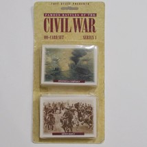 Famous Civil War Battles Card Set Series 1 Tuff Stuff Sealed Vintage 90s - £14.27 GBP