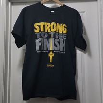 Kerusso Strong to the Finish 2 Timothy 4:7 Bible Keep the Faith Shirt Me... - £19.19 GBP