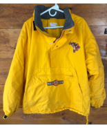 Tigger Disney Store Nylon Pullover Jacket Fleece Lined Hood Yellow  Size... - $978.60 MXN