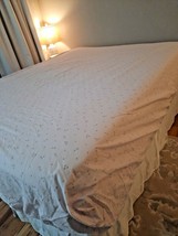 Beautiful Simply Shabby Chic Pink Ditsy Floral King Fitted Sheet ~ Very ... - $74.20