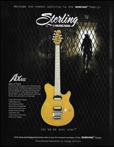 Sterling AX40 Music Man electric guitar advertisement 8 x 11 ad print - £3.41 GBP