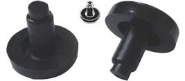 4 Nylon Flat Stem 3/4'' Bumper Glides for Tubular Chair Bases - $8.29