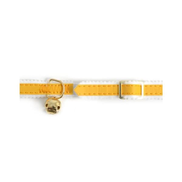Ind.Cd Cat Safety Reflective Collar with elastic Yellow  - $6.00