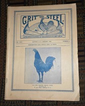 XRARE: Jan. 1923 Grit and Steel Magazine - cock fighting game fowls - £59.81 GBP