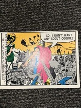 1966 Donruss Marvel Super Heroes trading card #63- Thor - scout cookies! - £15.48 GBP