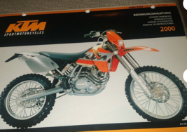 2000 Ktm 125/200/250/300 SX/MXC/EXC Ktm Owners Manual Oem - £31.38 GBP